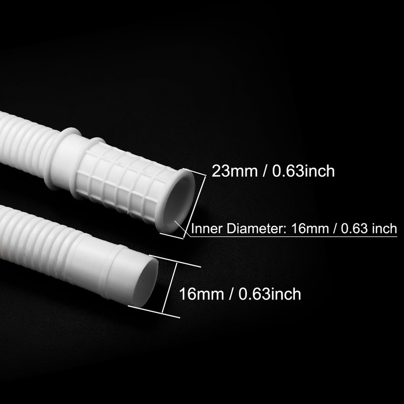 sourcing map Universal Air Conditioner Drain Hose 16mm ID 4.9ft