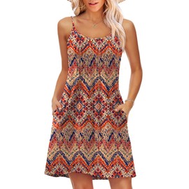 WEESO Summer Hawaiian Dresses for Women 2025 Casual Spring Mini Wedding Guest Boho Floral Western Dress Fashion Beach Vacation Casual Petite Sundresses Clothes Yellow S