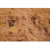 Sego Man Pictograph Petroglyph Hieroglyphs Ancient Tablet Engraved on Blk