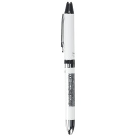Pentel Multi Function Pen Vicuna EX, Fine Ballpoint Pen and 0.5mm Mechanical Pencil, Pearl White (BXW1375W)