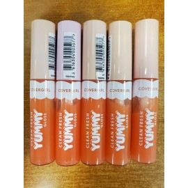 COVERGIRL 5 PACK: COVERGIRL Clean Fresh YUMMY GLOSS #250 Peach Out! (L3133)