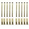 Universal Hardware M4 Door Handle Screws Brass with Bolt Connecting