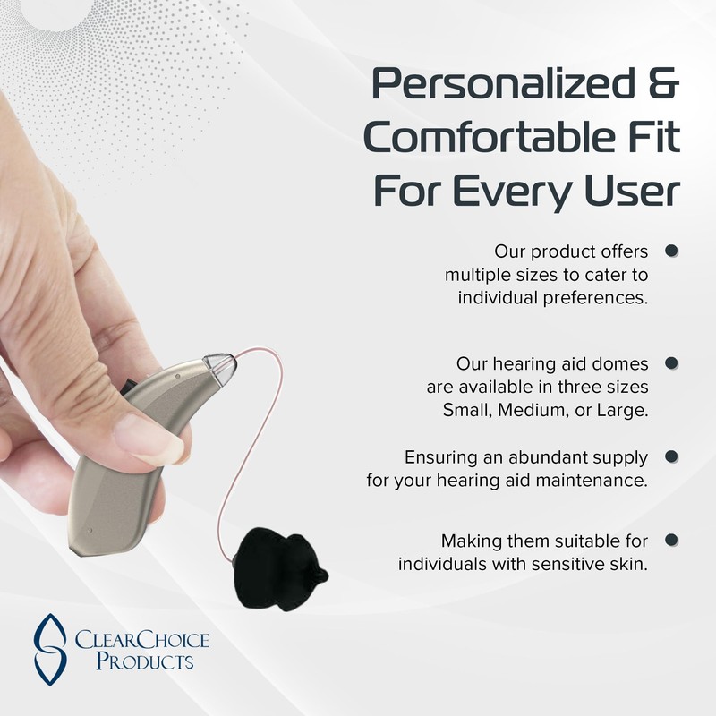 Widex Compatible Double Ear Tip Hearing Aid Domes Pack of