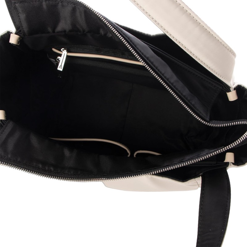 Isaac Tote Bag, Nylon Bonding Tote, Size M, Black