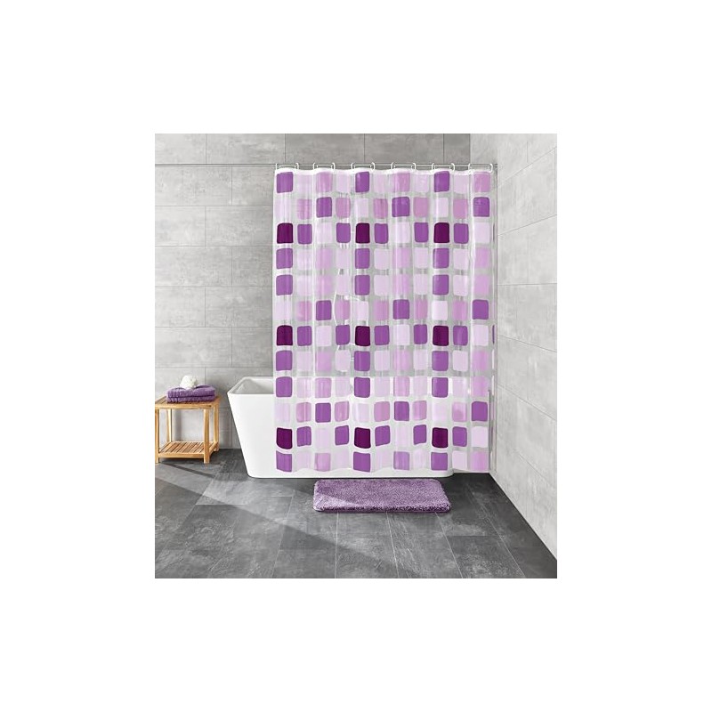 Kleine Wolke 180 x 200 cm Sonny Shower Curtain, Violet