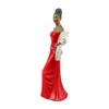 Ebony Treasures Elegant Evenings: Lady in Red African American Collectible