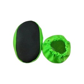 Step Ladder Safety Shoe Floor Protectors - Reusable Ladder Covers - Lab Tested - Made in The USA Set of 4, Lime Green, LDBT4GR