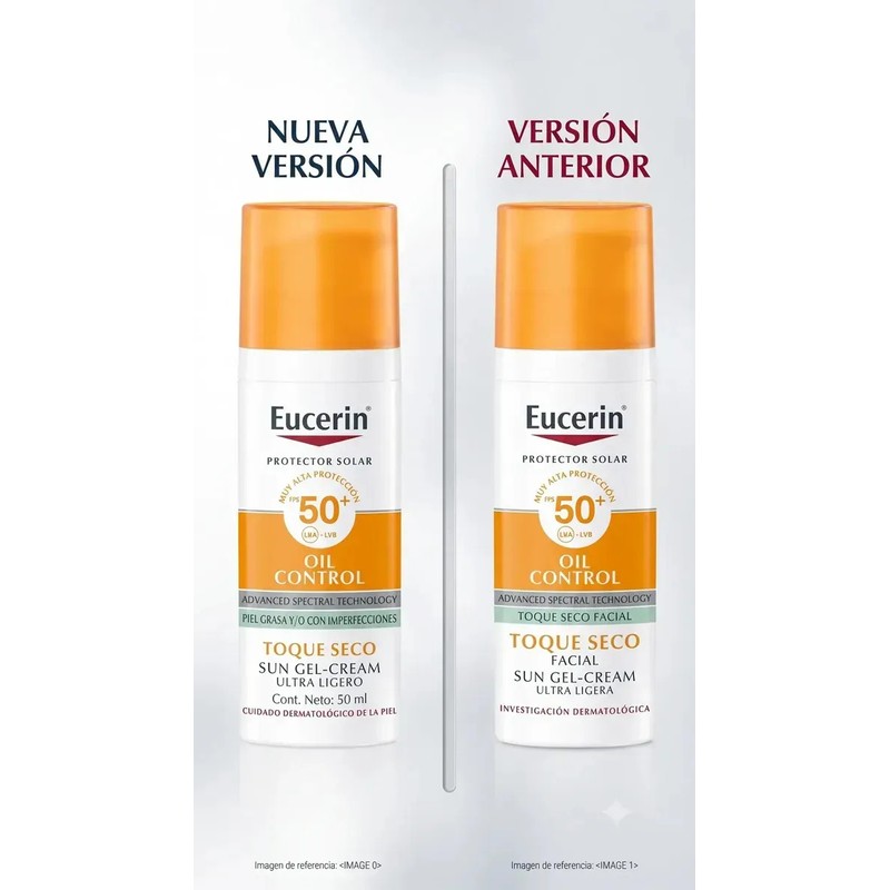 Protector Solar Eucerin Oil Control Anti-Brillo, Piel mixta a grasa