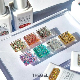 Thezel The Gel Winterlux Glitter Gel 7-piece set / 더젤 윈터룩스 글리터젤 7종 세트