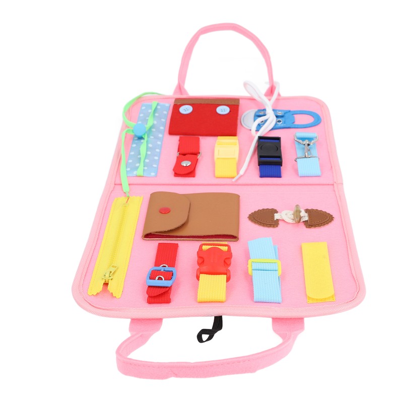 Educational Activity Developing Sensory Board Kids Dress Learning Board Toy