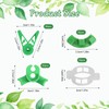 DELAESI Pack of 120 Plant Benders 360° Adjustable Plant Bender