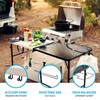 Lifetime Folding Tailgate Table with Grill Rack, Portable Outdoor Camping