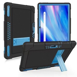 JBuwsdan Compatible with Pritom M10 10.1 inch Heavy Duty Hybrid Friendly Protective Case for Pritom M10,QuntiCO Y10,Voger Priorpad X100,Digiland Tablet DL1036,Gateway 10.1 HD Tablet (BlackBlue)