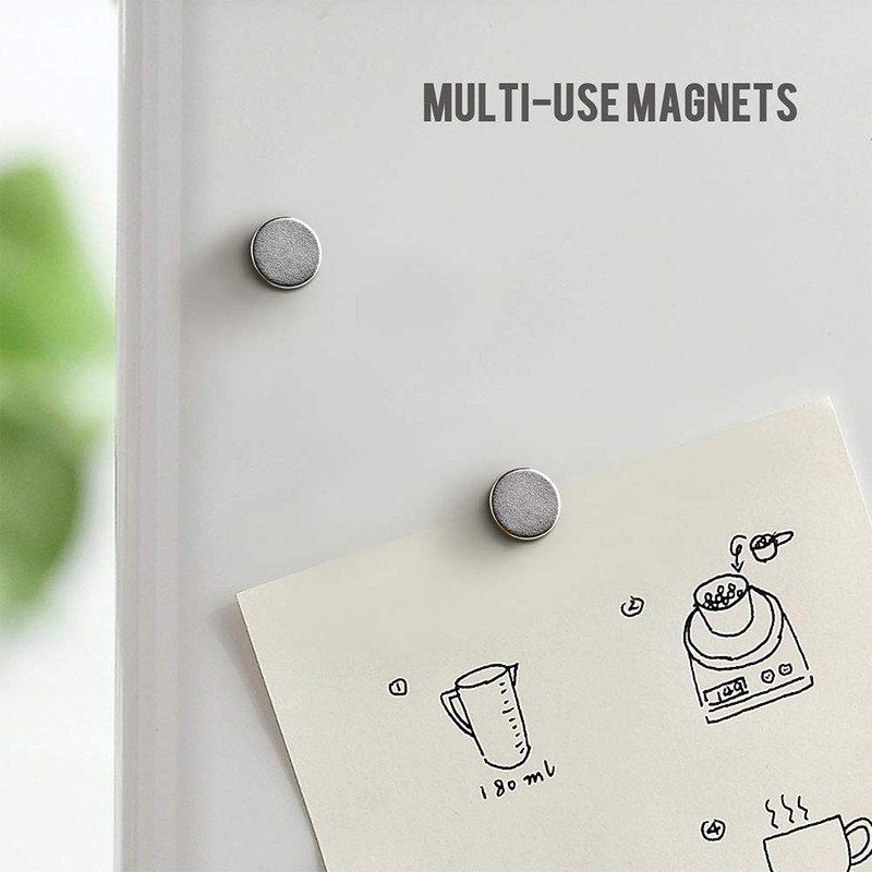 OMO Magnetics ネオジムマグネット ネオジウム磁石 N35 円形 丸型 5x3mm ニッケルメッキ 専用ケース付き