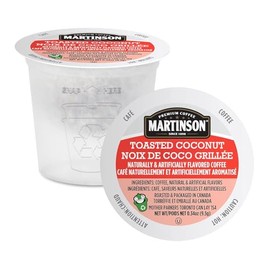 Martinson Toasted Coconut Single Serve Coffee 24 Pack