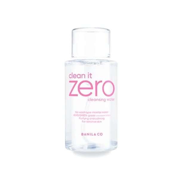 BANILA CO Clean It Zero Cleansing Water Makeup Remover, Gentle Micellar, No Rinse, for all skin types, sensitive skin