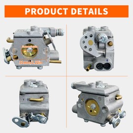 Ruixing OEM 309376002 Carburetor Carb kit for Ryobi RY3714 RY3716 37cc RY3818 38CC 2 Cycle Gas Chainsaw Replace Homelite 309376002 308054203