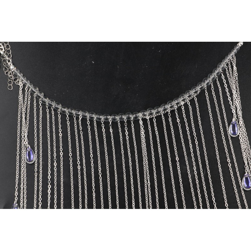 zaoalife - Máscara de máscaras, con flecos de vidrio y