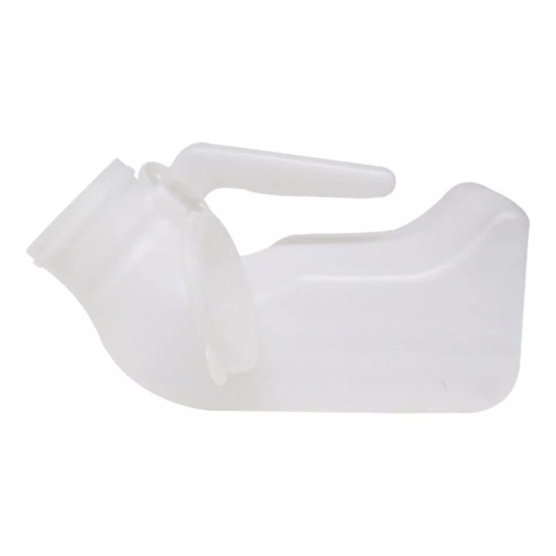 Medegen Orinal Pato Masculino Graduado Tapa Translucido 1l Medegen