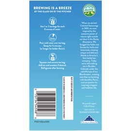 Celestial Seasonings Cold Brew Red White, Blueberry, 18 Count