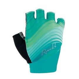 Roeckl Danis 2 Women's Cycling Gloves Short Turquoise Green 2025: Size: 7