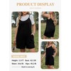 Eytino Womens Plus Size Rompers Adjustable Spaghetti Strap Shorts Jumpsuits