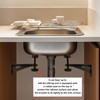 4 PCS Undermount Sink Brackets, Undermount Sink Repair Kits, Sink