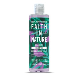 FAITH IN NATURE Natural Shampoo - Vegan & Cruelty Free, No SLS or Parabens - 13.5 fl oz, Lavender & Geranium