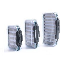 Maximumcatch Double-Sided Waterproof Fly Box with Slot Foam Fly Fishing Box in 4 Sizes (Black, Small+Large+X-Large)
