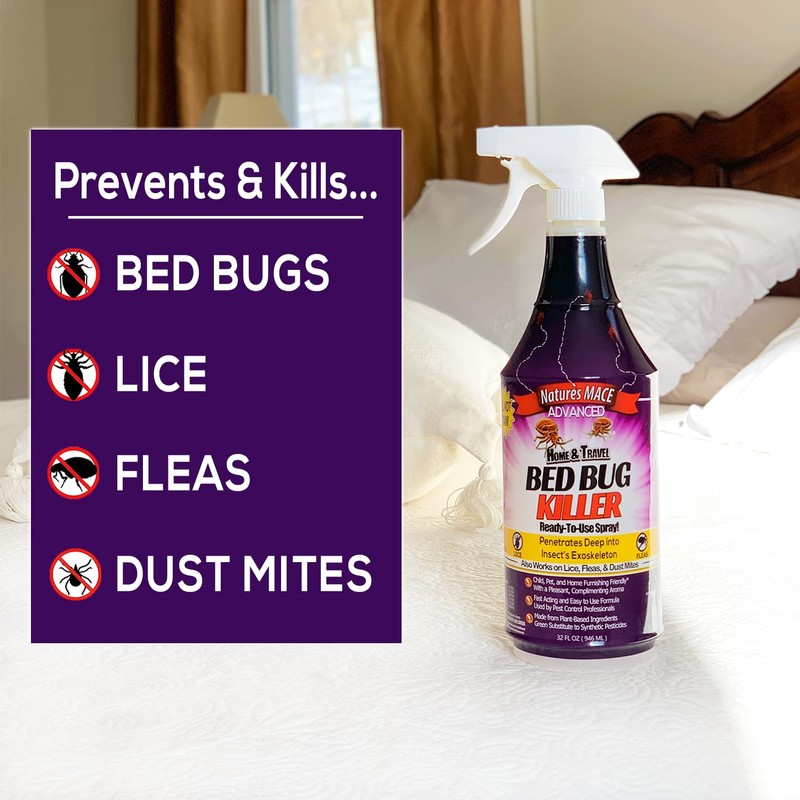 Nature’s MACE Bed Bug Killer 16 oz, Kill BedBugs Treatment,