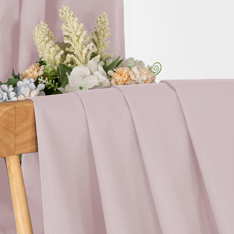 Aiyufeng Pink Blackout Curtains 96" Long