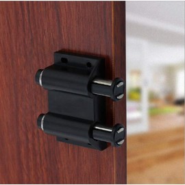 [2 Pieces] Magnetic Touch Push-Open Latch, Black Cabinet Drawer Magnet Push-Open Latch Hardware (Double Head)