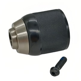 N196034 Chuck Keyless N442696 with N092854 1/4"-28 Left Hand Chuck Screw Replace for DeWALT DCD797 DCD792 DCD791 DCD790 DCD796 DCD795 Cordless Compact 1/2-Inch (13mm) Drill