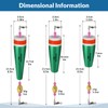 THKFISH 4PCS Fishing Floats Bobbers for Fishing Popping Cork Float