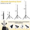 OPKING 10x12Ft Backdrop Stand Heavy Duty, Adjustable Photo Backdrop Stand