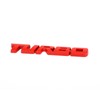 MAD HORNETS 3D Turbo Logo Car Emblem Trunk Sticker Red