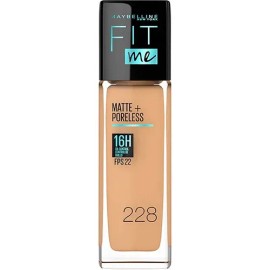 Base Fit Me Matte + 228 Soft tan Maybelline
