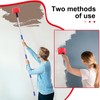 6-Section Paint Edger Tool with Threaded Extension Rod | Adjustable