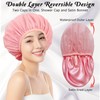Shower Cap for Women, Shower Caps for Women Reusable Waterproof,