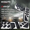 NYZAUTO Non-Slip Foot Pedal Pads Compatible with Wrangler JL 2018-up/Gladiator