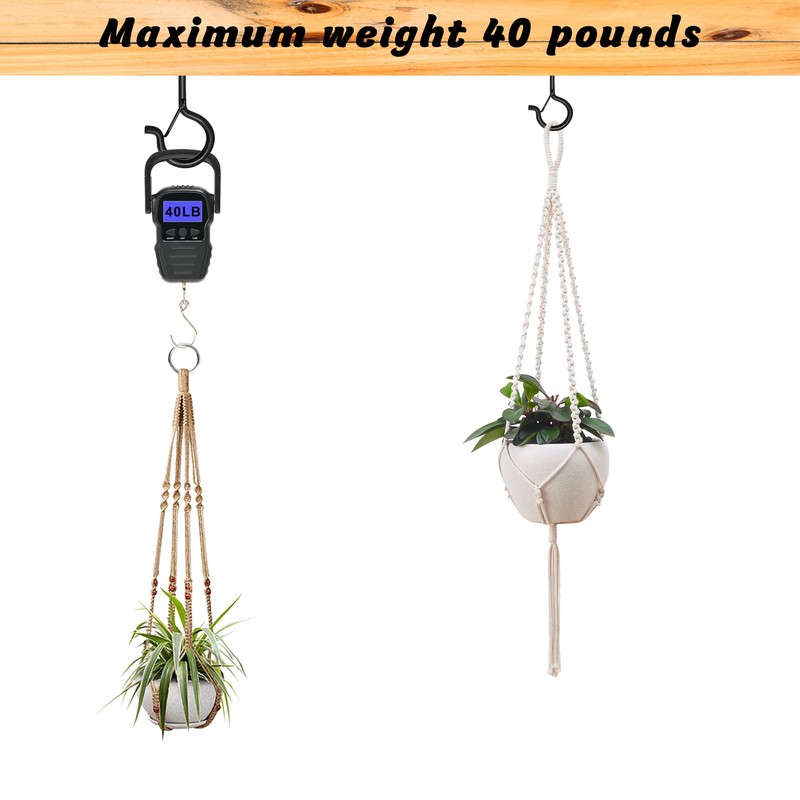 Ansxiy 20 PCS 3 inches Q-Hanger Hooks with Safety Buckle,
