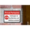 Privat Parkplatz Sign – Pack of 2, 35 x 25