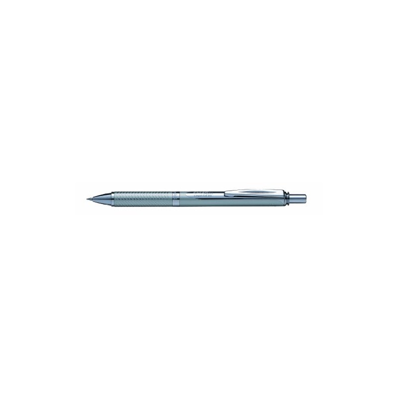 Pentel BL407P-BOX EnerGel Liquid-Gel-Roller Sterling with Silver Case, Stroke Width