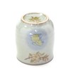 Kutani Ware [Drinking Cup] Large White Rabbit Weeping Cherry Blossom