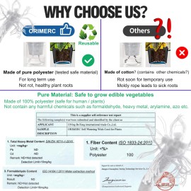 Orimerc 50Ft 1/4 Inch Plants Self Watering Capillary Wick Rope Cord Di