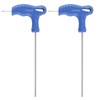 Enwye 2 Stück 2,5 Mm Sechskantschlüssel Mit T-Griff, T-Stange Doppelendschlüssel,