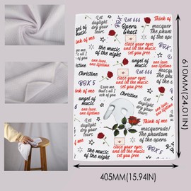 MNIGIU Musical Lover Gift Musical Quotes Dish Kitchen Towel for Theater Fan Housewarming Gift (Opera Towel)