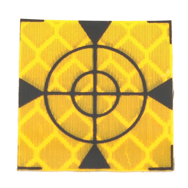 Tutoy 50pcs Reflector Sheet 20x20mm Reflective Tape Target Widely Used