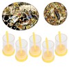 5Pcs Queen Bee Marking Bottle Catcher Cage Tube Lightweight Plastic