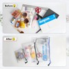 Yoassi Document Bag A6, 40 Pieces Mesh Plastic Zip Bag,
